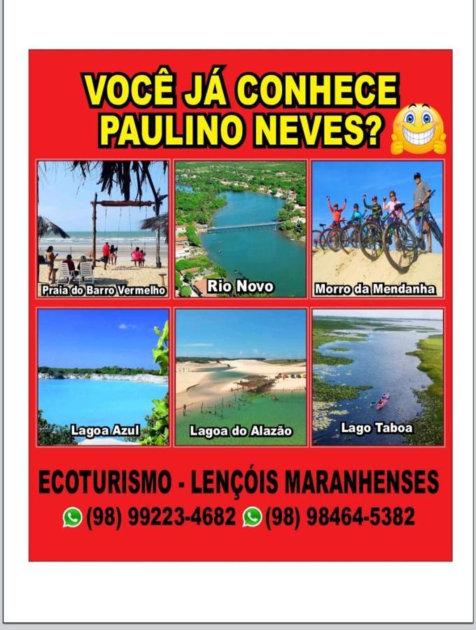 Pousada Lagoa Do Barreiro Azul Paulino Neves Dış mekan fotoğraf